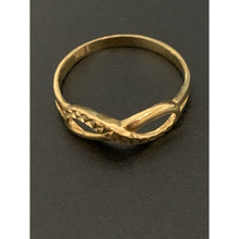 Load image into Gallery viewer, 18K Yellow Gold Ring Infinity Size 7 - Rafant
