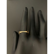 Load image into Gallery viewer, 18K Gold Ring Wave Tricolor Yellow White Rose Gold 1.70 grams Size 6 - Rafant
