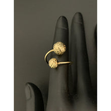 Load image into Gallery viewer, 18K Gold Ring Double Balls 1.48 grams Size 6 - Rafant
