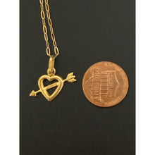 Load image into Gallery viewer, 18K Gold Necklace Chain Paperclip 15.5 inches 1.95 grams - Rafant
