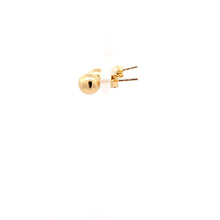 Load image into Gallery viewer, 18K Yellow Gold Earrings Stud Balls Polished 0.88 grams - Rafant
