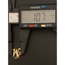 Load image into Gallery viewer, 18K Gold Pendant Charm Letter M 0.77 grams - Rafant

