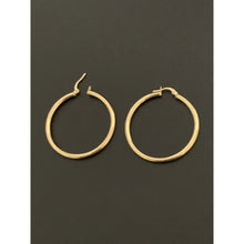 Load image into Gallery viewer, 18K Gold Earrings Hoops Loops 2.42 grams - Rafant
