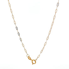 Load image into Gallery viewer, 18K Gold Necklace Chain 17.75 inches Paperclip 0.74 grams Very Tiny Links - Rafant
