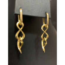 Load image into Gallery viewer, 18K Gold Earrings Dangle Infinity 3.44 grams - Rafant
