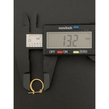 Load image into Gallery viewer, 18K Gold Earrings Hoops Loops Small 1.23 grams - Rafant
