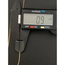 Load image into Gallery viewer, 18K Saudi Gold Necklace Chain Curb 17.75&quot; with Cross Pendant 1.36 grams - Rafant
