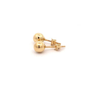 Load image into Gallery viewer, 18K Yellow Gold Earrings Studs Balls Polished 0.96 grams - Rafant
