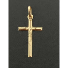 Load image into Gallery viewer, 18K Gold Pendant Cross 0.40 grams Very Lightweight, Dainty, Small - Rafant
