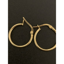 Load image into Gallery viewer, 18K Gold Earrings Hoops Loops 1.22 grams Small - Rafant
