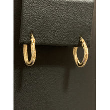 Load image into Gallery viewer, 18K Gold Earrings Hoops Loops Small 0.90 grams. - Rafant

