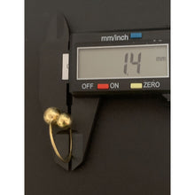 Load image into Gallery viewer, 18K Gold Ring Balls 1.57 grams Size 6.5 - Rafant
