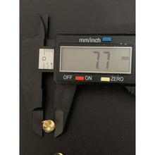 Load image into Gallery viewer, 18K Gold Necklace Chain 18 inches Round Circle Pendant with Earrings Set 1.80 grams - Rafant
