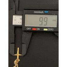 Load image into Gallery viewer, 18K Gold Necklace Chain 18 inches with Cross Pendant 1.81 grams - Rafant
