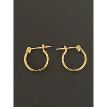 Load image into Gallery viewer, 18K Gold Earrings Hoops Loops Small 1.23 grams - Rafant
