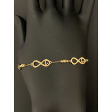 Load image into Gallery viewer, 18K Gold Bracelet Infinity 7 inches plus 1 inch extension 2.04 grams - Rafant
