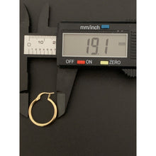 Load image into Gallery viewer, 18K Gold Earrings Hoops Loops 1.29 grams - Rafant
