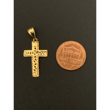 Load image into Gallery viewer, 18K Gold Pendant Cross 1.12 grams - Rafant
