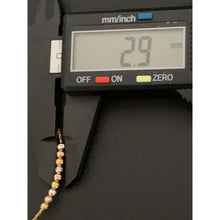 Load image into Gallery viewer, 18K Gold Bracelets Beaded Tricolor Yellow White Rose Size 7 inches 1.29 grams - Rafant
