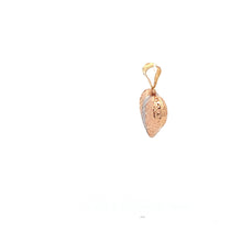 Load image into Gallery viewer, 18K Yellow Gold Pendant Heart Puffed 0.89 grams Tricolor - Rafant
