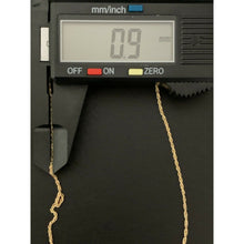 Load image into Gallery viewer, 18K Saudi Gold Necklace Chain 17.75&quot; w/ Mother Mary Pendant 1.82 grams - Rafant
