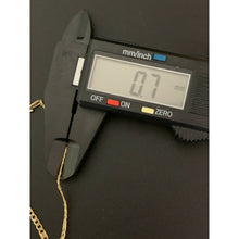 Load image into Gallery viewer, 18K Saudi Gold Bracelet Cable Link 1.50 grams Lightweight - Rafant
