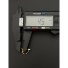 Load image into Gallery viewer, 18K Gold Earrings Heart Ball Small 1.24 grams - Rafant
