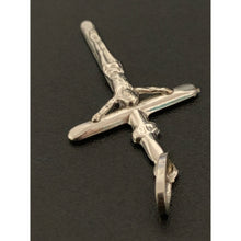 Load image into Gallery viewer, 18K White Gold Pendant Cross Jesus Christ - Rafant

