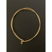 Load image into Gallery viewer, 18K Gold Bracelet Twisted Sof Bangle 0.98 grams S 6.5 inches - Rafant
