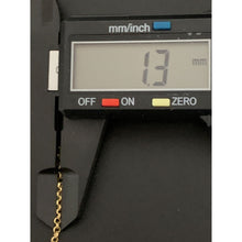 Load image into Gallery viewer, 18K Gold Bracelet Rolo Chain 7.5 inches with Puffed Heart Charm 1.51 grams - Rafant
