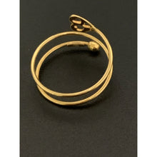 Load image into Gallery viewer, 18K Gold Spiral Heart Ring  0.98 grams Size 6.5 - Rafant
