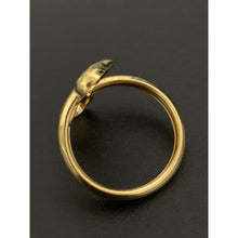 Load image into Gallery viewer, 18K Gold Ring Double Heart 1.30 grams S 6.5 - Rafant
