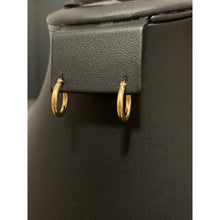 Load image into Gallery viewer, 18K Gold Earrings Hoops Loops Small 0.91 grams - Rafant
