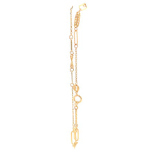 Load image into Gallery viewer, 18K Yellow Gold Bracelet Paperclip Size 6.75 inches plus 0.5 inch extension - Rafant
