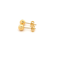 Load image into Gallery viewer, 18K Yellow Gold Earrings Stud Ball 1.01 grams Small - Rafant
