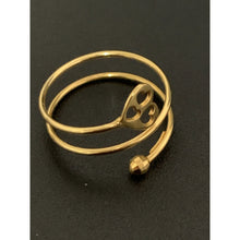 Load image into Gallery viewer, 18K Gold Spiral Heart Ring  0.98 grams Size 6.5 - Rafant
