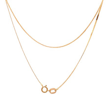 Load image into Gallery viewer, 18K Yellow Gold Necklace Chain Serpentine 1.54 grams 17.75 inches - Rafant
