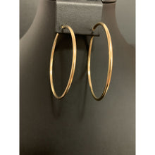 Load image into Gallery viewer, 18K Gold Earrings Hoops Loops Extra Large 3.40 grams - Rafant
