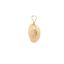 Load image into Gallery viewer, 18K Yellow Gold Pendant Puffed Heart Textured 1.67 grams - Rafant
