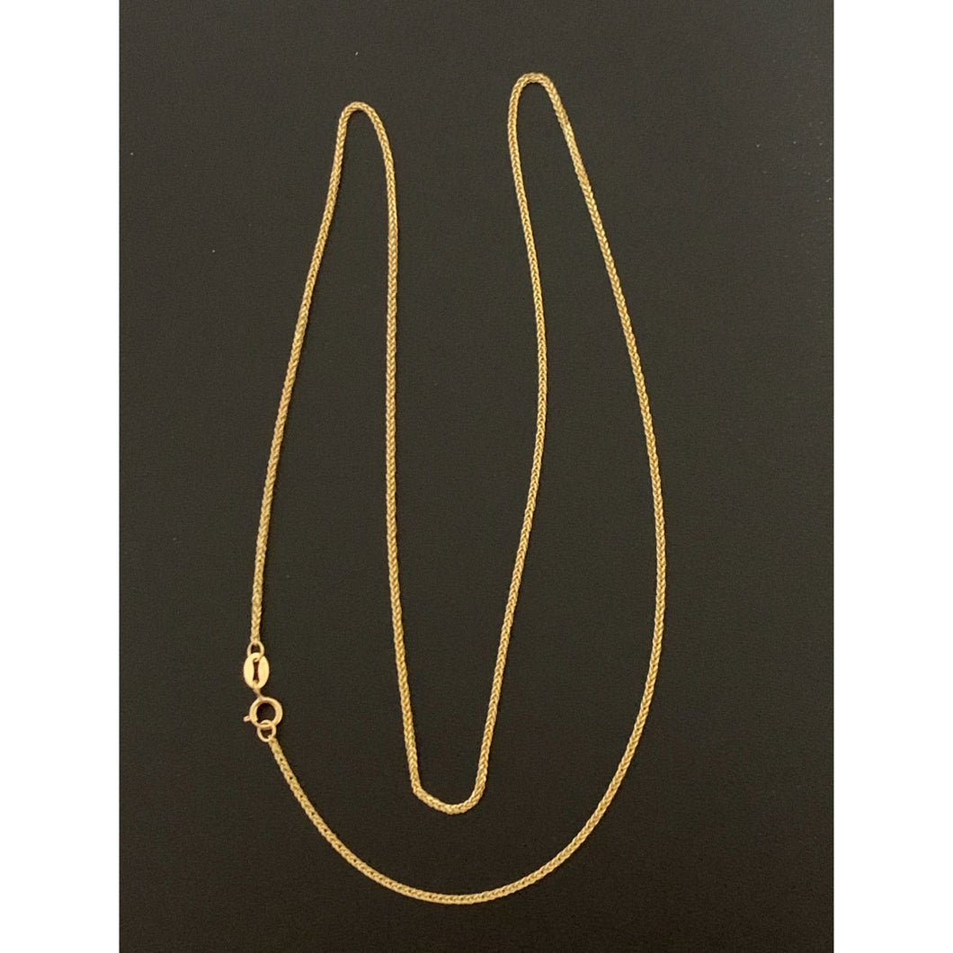 18K Gold Necklace Chain 20 inches 1.67 grams - Rafant