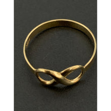 Load image into Gallery viewer, 18K Yellow Gold Ring Infinity Size 7 - Rafant
