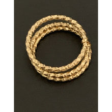 Load image into Gallery viewer, 18K Gold Ring Three Days 1.01 grams Size 6.25 - Rafant
