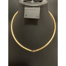 Load image into Gallery viewer, 18K Gold Necklace Omega Mesh Soft 18 inches 4.45 grams - Rafant
