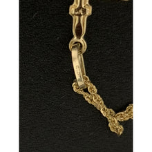 Load image into Gallery viewer, 18K Gold Necklace Chain 17.50 inches with Cross Pendant 1.52 grams - Rafant
