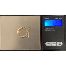 Load image into Gallery viewer, 18K Gold Earrings Hoops Loops 1.22 grams Small - Rafant
