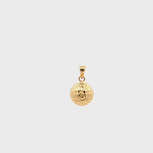 Load and play video in Gallery viewer, 18K Yellow Gold Pendant Ball 0.83 grams
