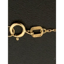 Load image into Gallery viewer, 18K Gold Bracelet Paper Clips Link Lock 6 plus 1 Inches 1.12 grams - Rafant
