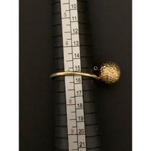 Load image into Gallery viewer, 18K Gold Ring Ball 1.47 grams Size 7 - Rafant
