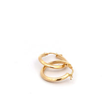 Load image into Gallery viewer, 18K Yellow Gold Earrings Hoops Small 1.31 grams - Rafant
