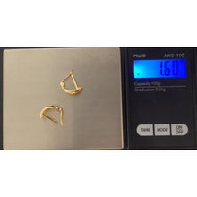 Load image into Gallery viewer, 18K Gold Earrings French Clips 1.60 grams - Rafant
